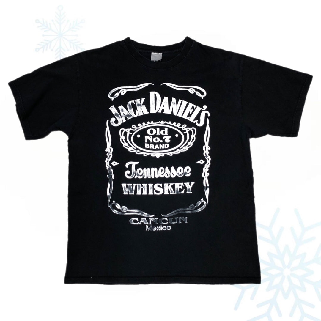 Vintage Jack Daniel's Tennessee Whiskey Cancun Mexico T-Shirt (M)