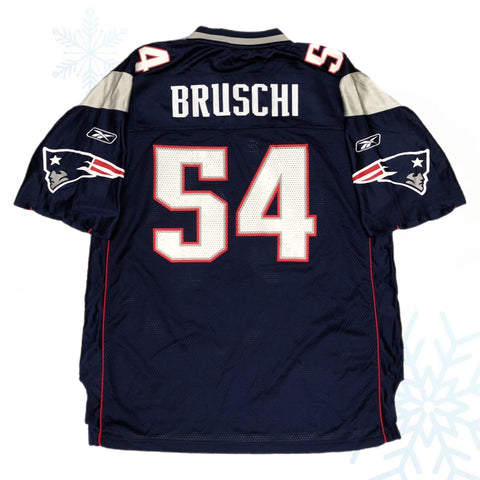 NFL New England Patriots Tedy Bruschi Reebok Football Jersey (L)