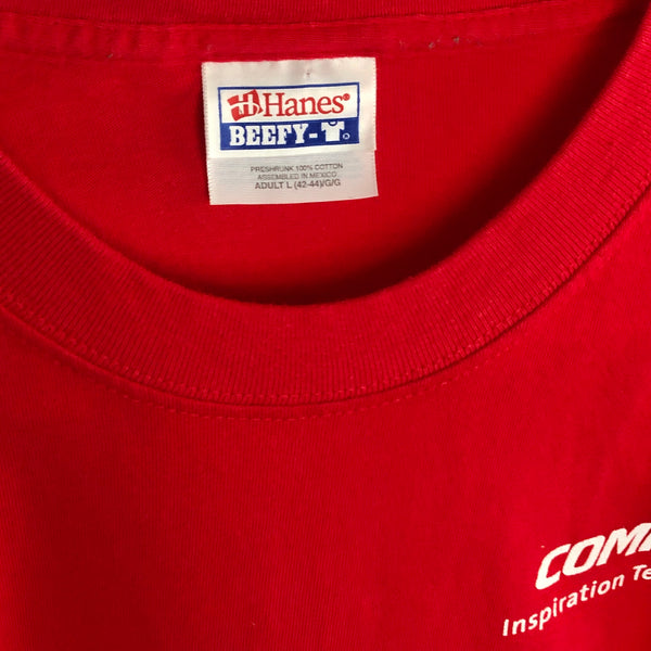 Vintage MLB Boston Red Sox 2001 Compaq Day at Fenway Park T-Shirt (L)