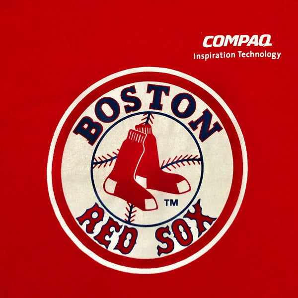 Vintage MLB Boston Red Sox 2001 Compaq Day at Fenway Park T-Shirt (L)