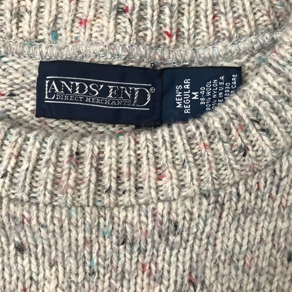 Vintage Land's End Wool Knit Sweater (M)