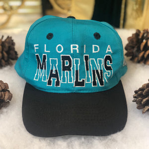 Vintage MLB Florida Marlins Annco *YOUTH* Twill Snapback Hat