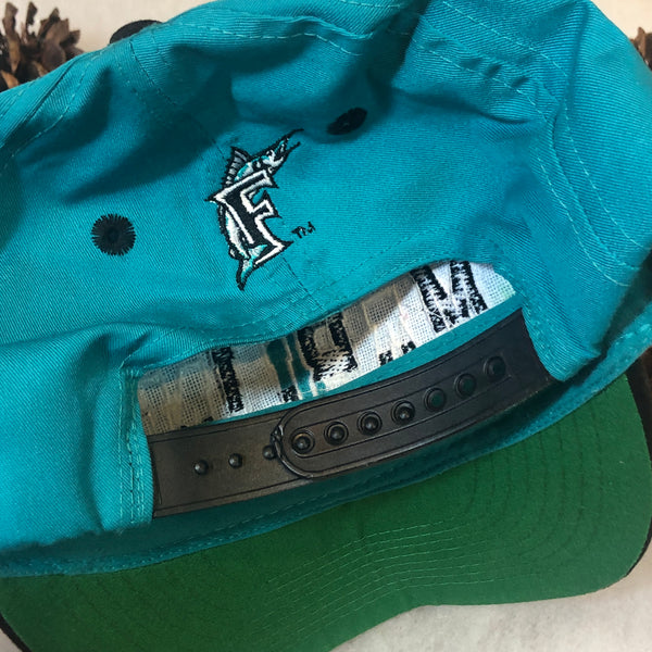 Vintage MLB Florida Marlins Annco *YOUTH* Twill Snapback Hat