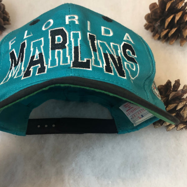 Vintage MLB Florida Marlins Annco *YOUTH* Twill Snapback Hat