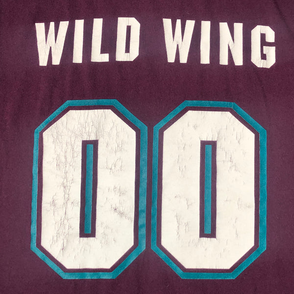 Vintage NHL Anaheim Mighty Ducks Wild Wing #00 Jersey T-Shirt (XL)