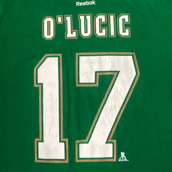 NHL Boston Bruins Milan Lucic St. Patrick's Day Jersey T-Shirt (L)