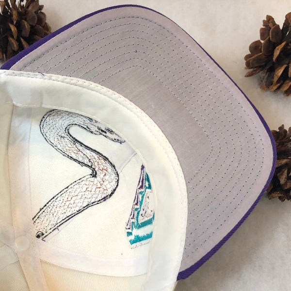 Vintage MLB Arizona Diamondbacks Rattle Head Drew Pearson Wool Snapback Hat