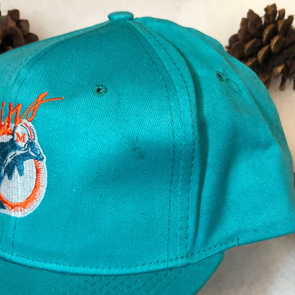 Vintage Deadstock NWOT NFL Miami Dolphins AJD Twill Snapback Hat