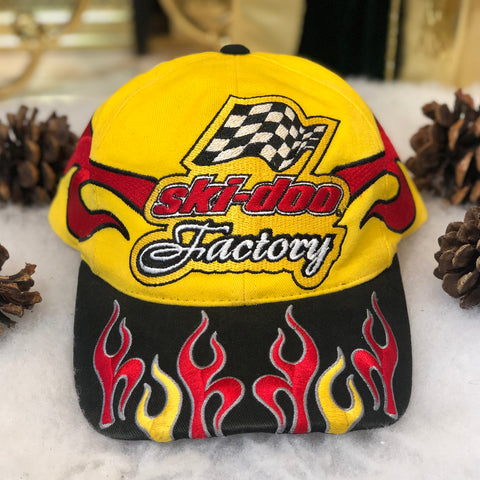 Vintage Ski-Doo Factory Flames Snapback Hat