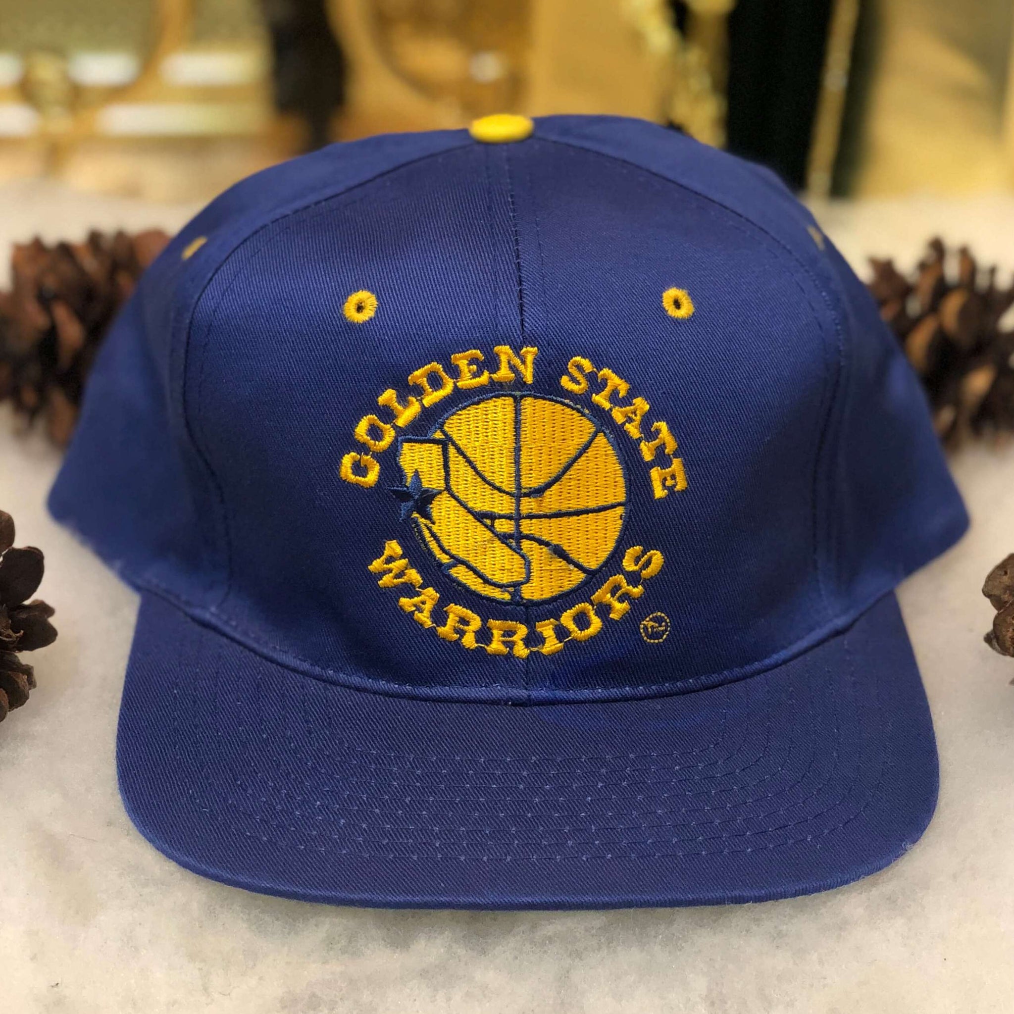 Vintage NBA Golden State Warriors Drew Pearson Twill Snapback Hat