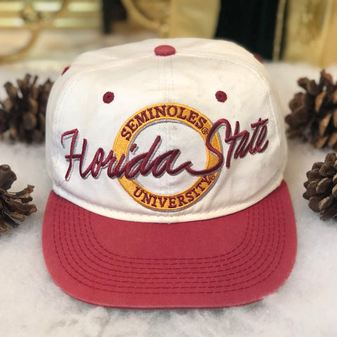 NCAA FSU Florida State Seminoles The Game Circle Logo Snapback Hat