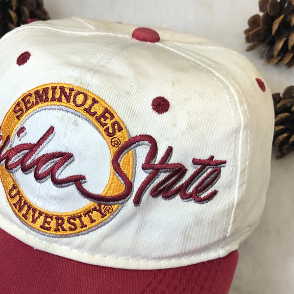 NCAA FSU Florida State Seminoles The Game Circle Logo Snapback Hat