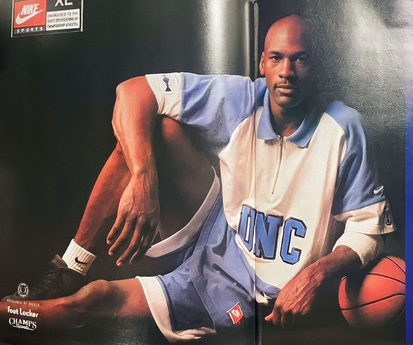Vintage NCAA UNC North Carolina Tar Heels Nike Basketball Warmup Shooting Shirt (L)