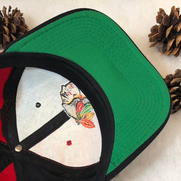 Vintage NHL Chicago Blackhawks Starter Pinwheel Wool Snapback Hat