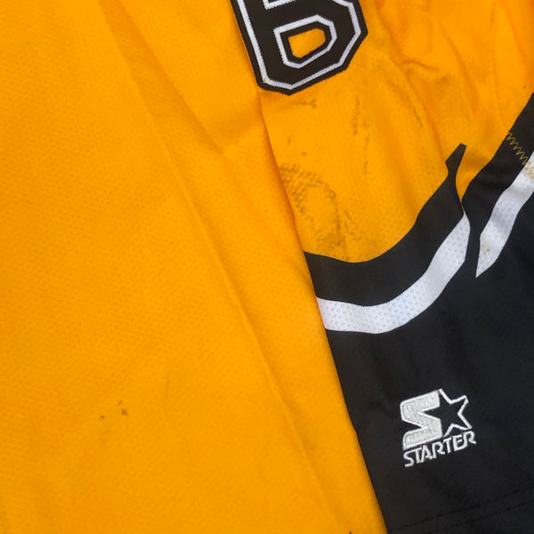 Vintage NHL Boston Bruins Joe Thornton Starter Pooh Bear Blank Jersey (XL)