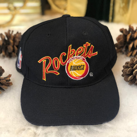Vintage NBA Houston Rockets Sports Specialties Script Wool Fitted Hat 6 7/8