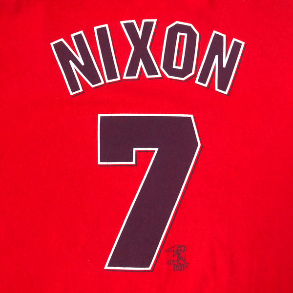 Vintage MLB Boston Red Sox Trot Nixon Majestic Jersey T-Shirt (L)