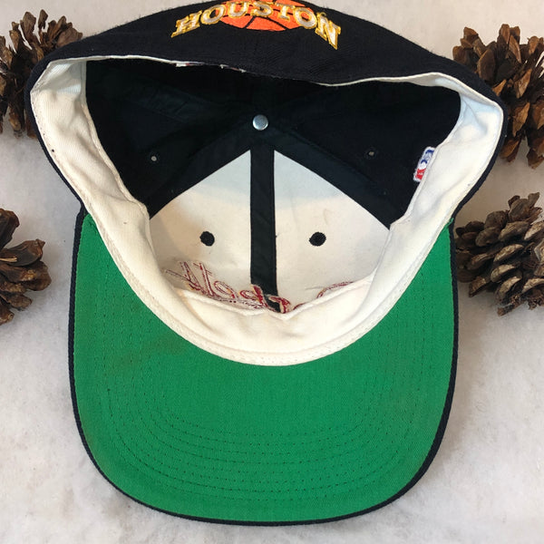 Vintage NBA Houston Rockets Sports Specialties Script Wool Fitted Hat 6 7/8