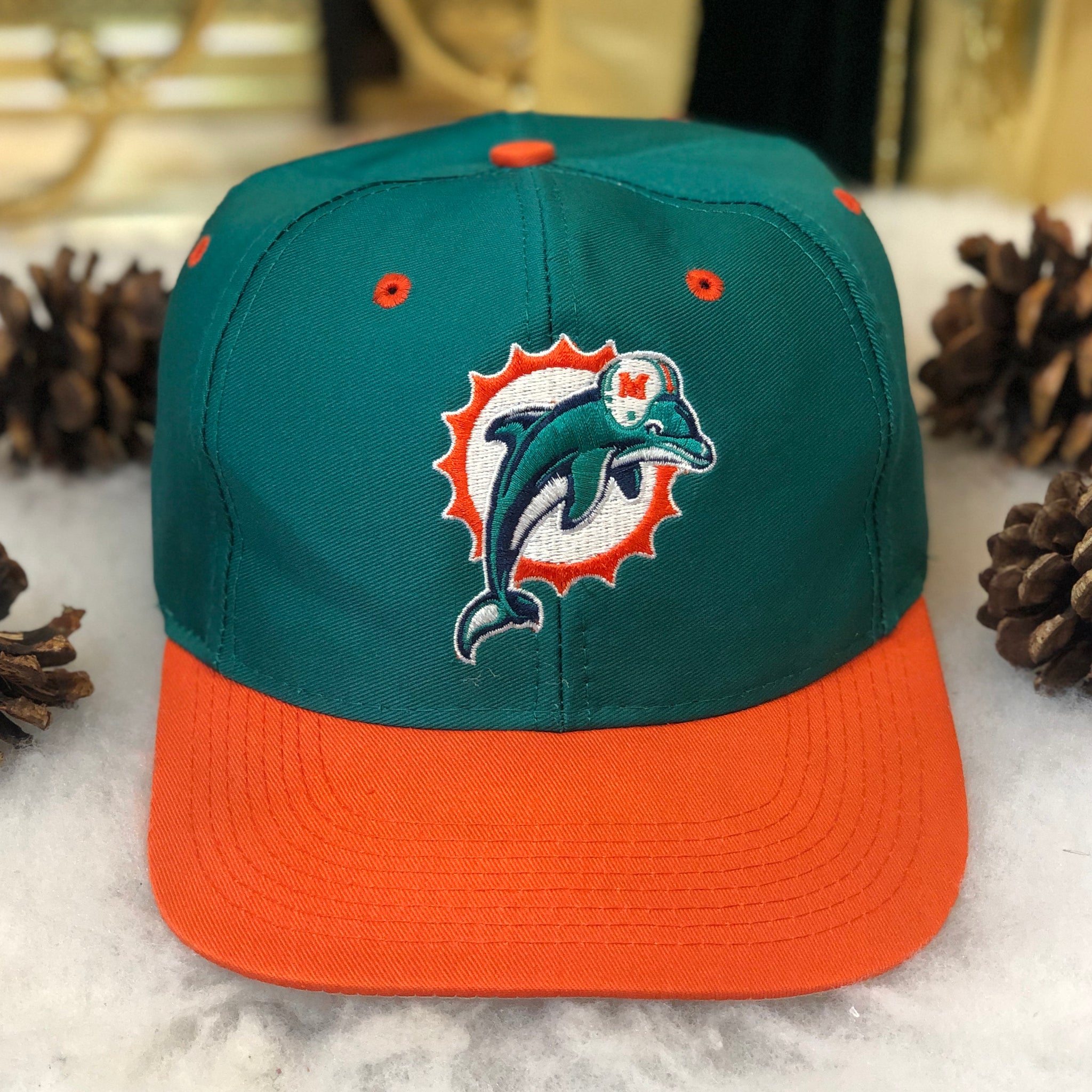 Vintage NFL Miami Dolphins Logo 7 Twill Snapback Hat