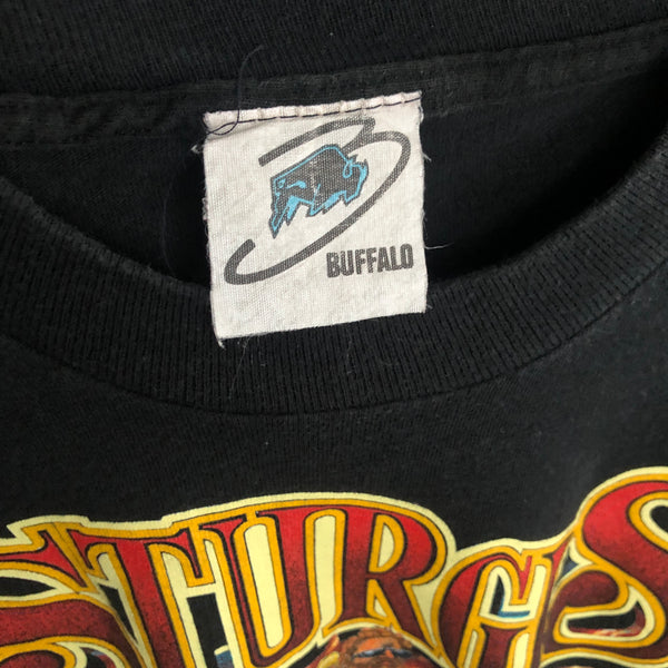 Vintage 1993 Sturgis Black Hills Rally South Dakota Motorcycle Biker T-Shirt (L)