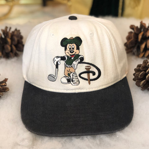 Vintage Mickey Mouse Disney Golf Strapback Hat