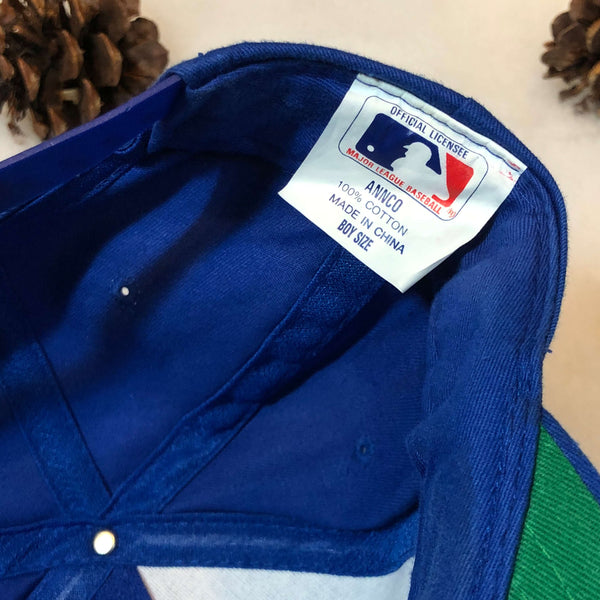 Vintage Deadstock NWOT MLB Los Angeles Dodgers Annco *YOUTH* Twill Snapback Hat