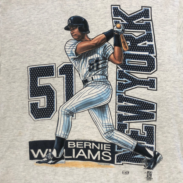 Vintage 1996 MLB New York Yankees Bernie Williams Shirt Xplosion T-Shirt (L)