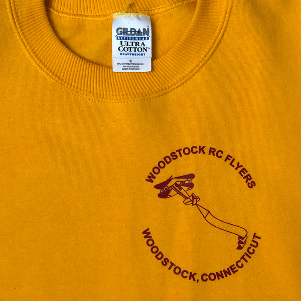 Vintage Woodstock Connecticut Airport RC Flyers Crewneck Sweatshirt (S)