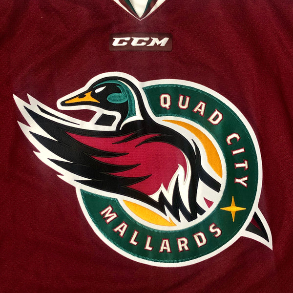 2017-18 ECHL Quad City Mallards Alternate CCM Jersey (XL)