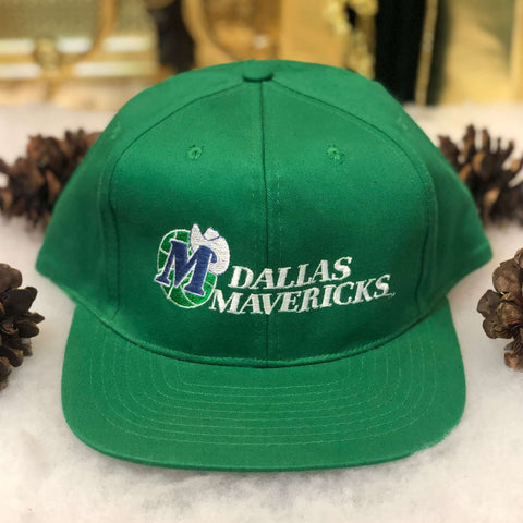 Vintage Deadstock NWOT NBA Dallas Mavericks Drew Pearson Twill Snapback Hat