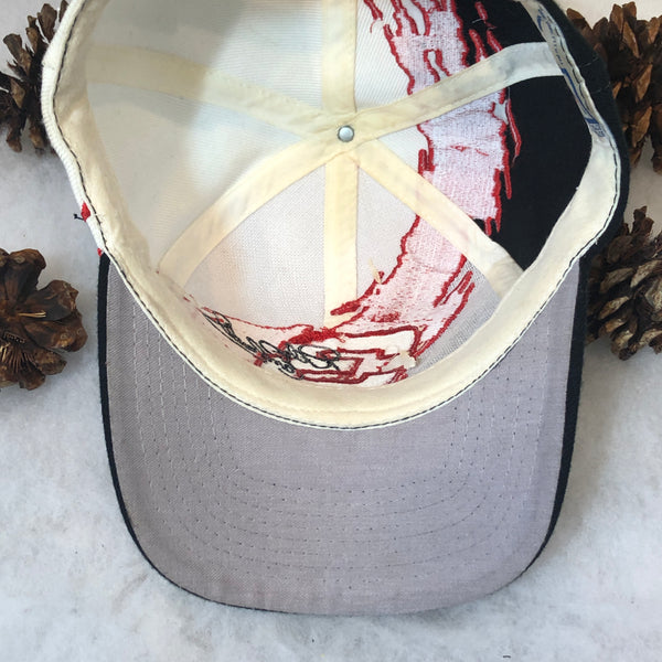 Vintage NASCAR Dale Earnhardt Logo Athletic Splash Snapback Hat