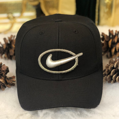 Vintage Nike Circle Swoosh Logo Snapback Hat