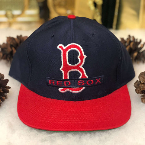 Vintage Deadstock NWOT MLB Boston Red Sox Nutmeg Mills American Needle Wool Snapback Hat