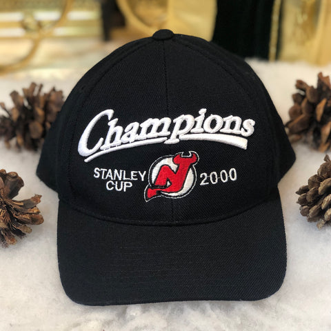 Vintage NHL New Jersey Devils 2000 Stanley Cup Champions PUMA Wool Snapback Hat