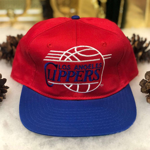 Vintage Deadstock NWOT NBA Los Angeles Clippers Twins Enterprise Twill Snapback Hat