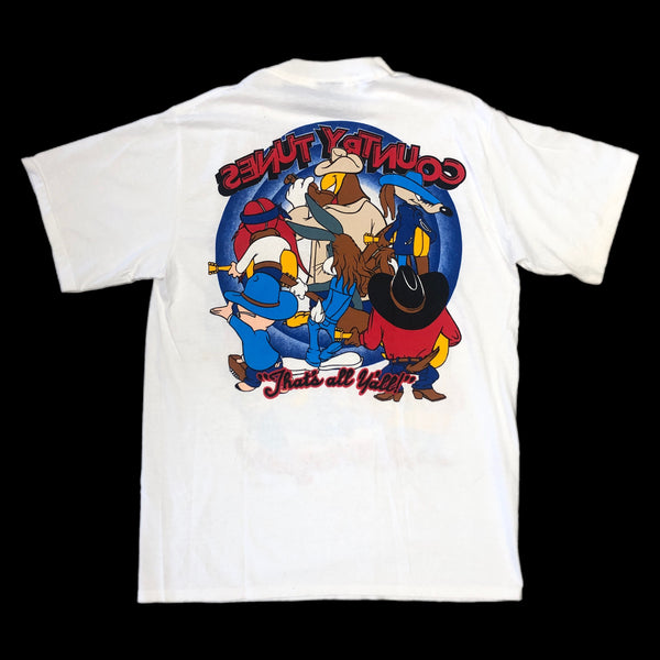 Vintage Deadstock NWOT 1992 Looney Tunes "Country Tunes" T-Shirt (L)
