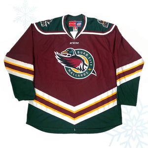 2017-18 ECHL Quad City Mallards Alternate CCM Jersey (XL)