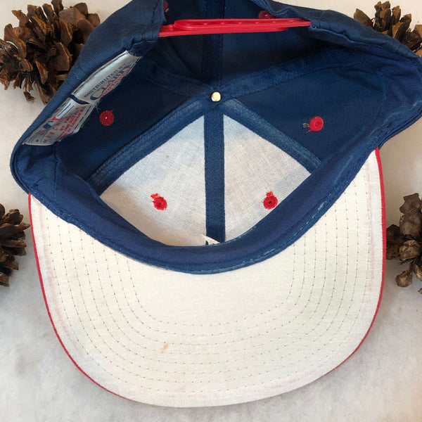 Vintage Deadstock NWOT MLB Atlanta Braves Twins Enterprise *YOUTH* Twill Snapback Hat