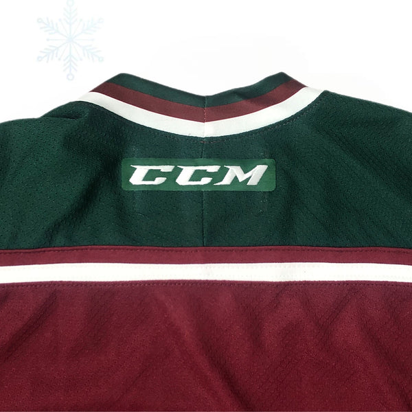 2017-18 ECHL Quad City Mallards Alternate CCM Jersey (XL)