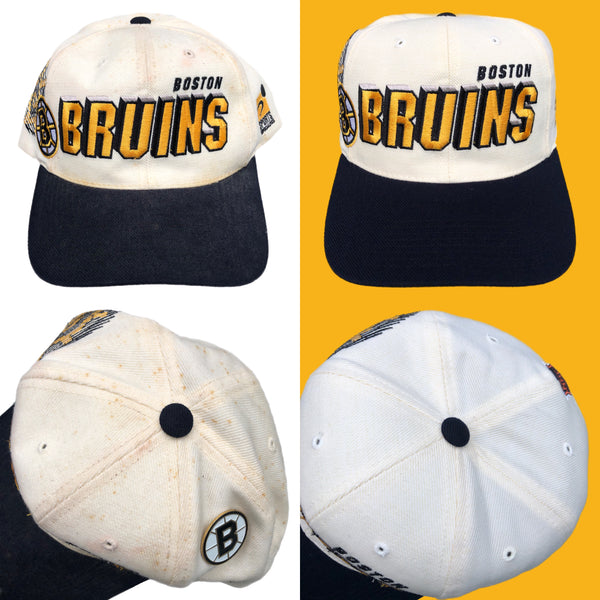 Vintage NHL Boston Bruins Sports Specialties Shadow Wool Snapback Hat