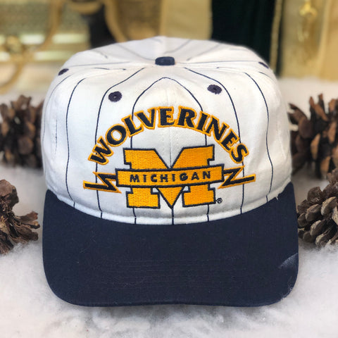 Vintage NCAA Michigan Wolverines #1 Apparel Tie-Back Hat