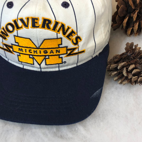 Vintage NCAA Michigan Wolverines #1 Apparel Tie-Back Hat