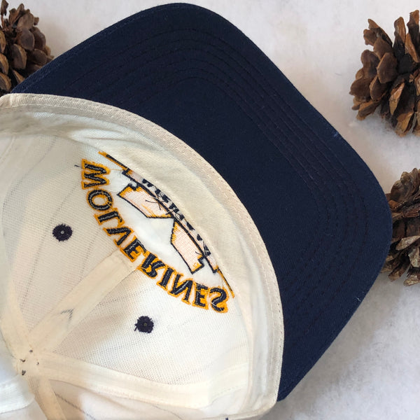 Vintage NCAA Michigan Wolverines #1 Apparel Tie-Back Hat