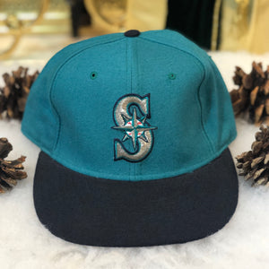 Vintage MLB Seattle Mariners New Era Wool Fitted Hat 7 1/8