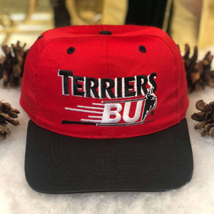 Vintage NCAA Boston University Terriers Twins Enterprise Twill Snapback Hat