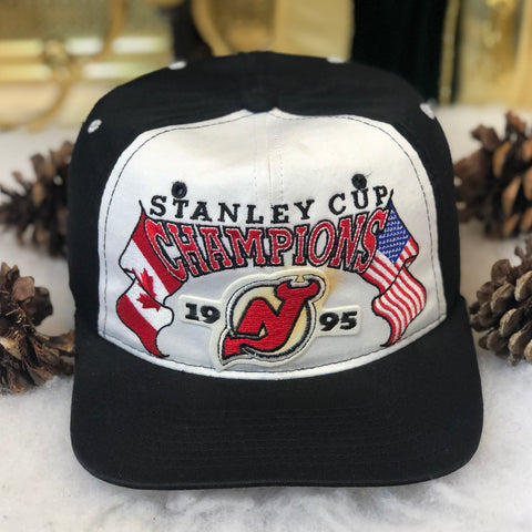 Vintage NHL New Jersey Devils 1995 Stanley Cup Champions Starter Twill Snapback Hat