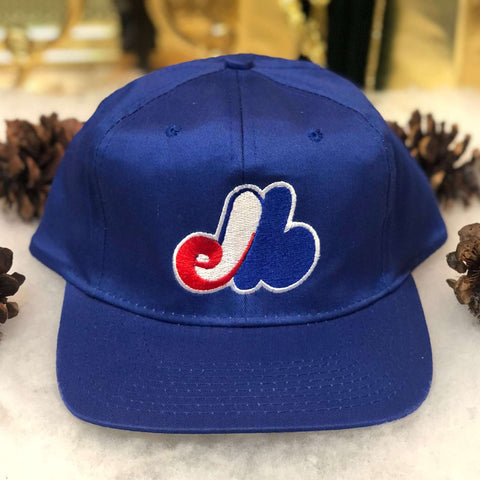Vintage Deadstock NWOT MLB Montreal Expos Competitor Twill Snapback Hat