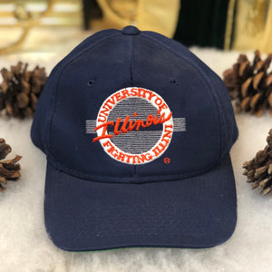 Vintage NCAA Illinois Fighting Illini The Game Circle Logo *YOUTH* Twill Snapback Hat