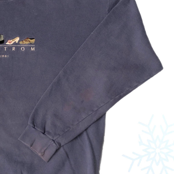 Vintage Nordstrom Shoes Luxury Fashion Store Crewneck Sweatshirt (L)