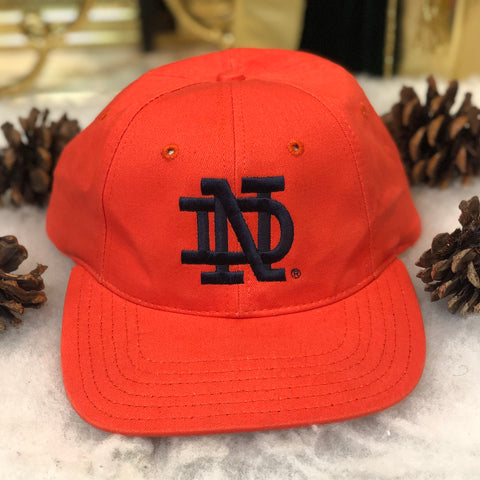 Vintage NCAA Notre Dame Fighting Irish Orange Snapback Hat
